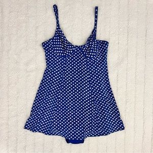 Vintage 80s/90s floral bathing suit 💙